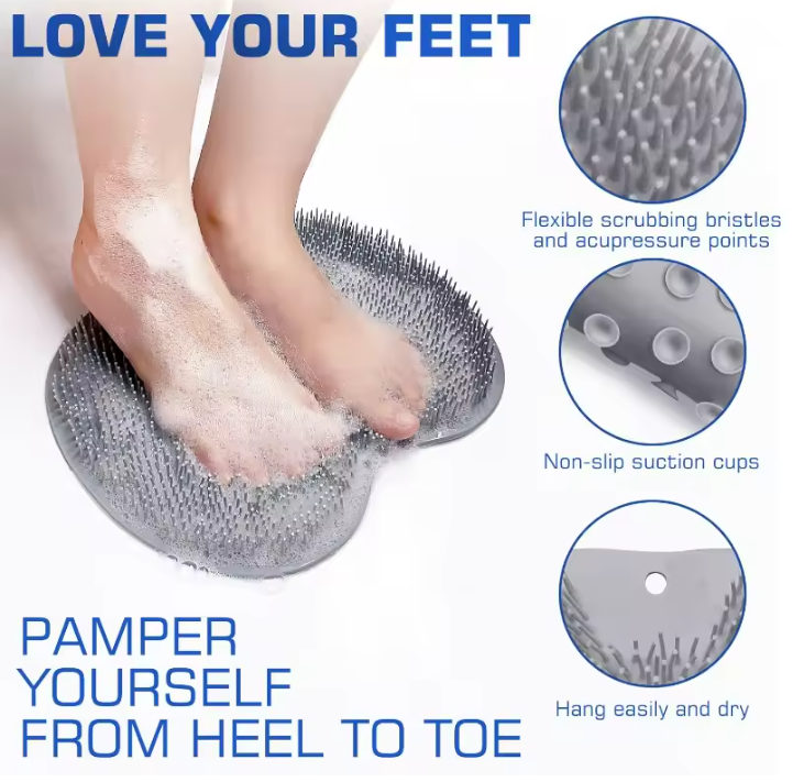Shower Foot Scrubber Mat